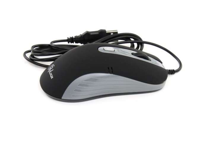 Мишка ProLogix PSM-200BG; Black/Grey 800/1400 DPI USB 1,5m