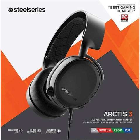 Гарнітура SteelSeries Arctis 3 2019 Edition Black (61503)