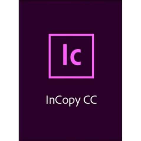 ПЗ для роботи з текстом Adobe InCopy CC teams Multiple/Multi Lang Lic Subs New 1Year (65297670BA01A1