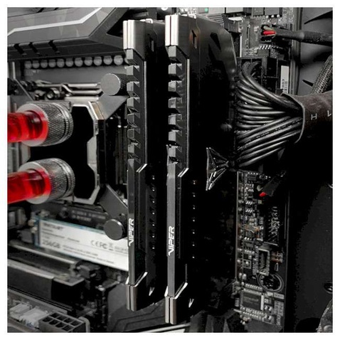Оперативна пам'ять 32GB DDR4 PC4-25600 (3200MHz) Patriot Viper Steel (2x16GB) (PVS432G320C6K)
