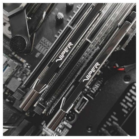 Оперативна пам'ять 32GB DDR4 PC4-25600 (3200MHz) Patriot Viper Steel (2x16GB) (PVS432G320C6K)