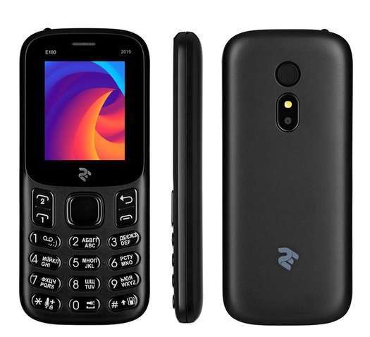 Мобільний телефон 2E E180 2019 Dual Sim Black (680576170033)