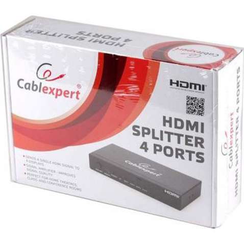 Розгалужувач Cablexpert DSP-4PH4-02 (сплітер) HDMI-4xHDMI