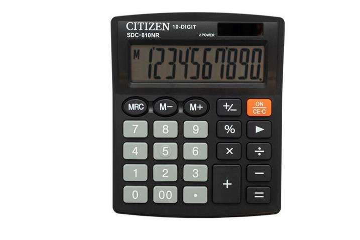 Калькулятор Citizen SDC-810NR