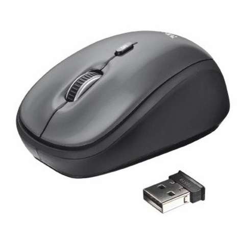 Миша Yvi Black 1600 dpi TRUST Yvi Wireless Mouse Black