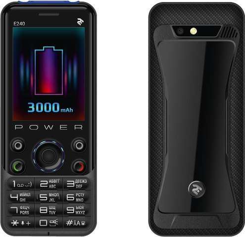 Мобільний телефон  2E E240 POWER DualSim Black (680576170088)