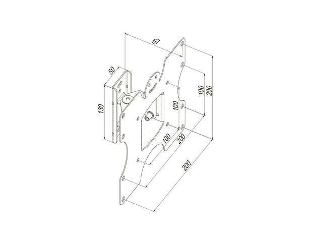 Кріплення для ТВ KSL WMB-4022T 32" - 65" похиле