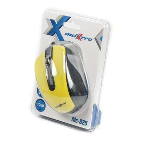 Миша Maxxter Mc-325-Y Yellow USB