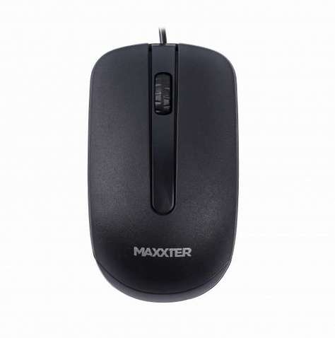 Комплект (Клавіатура + мишка)  Maxxter KMS-CM-01-UA USB Black