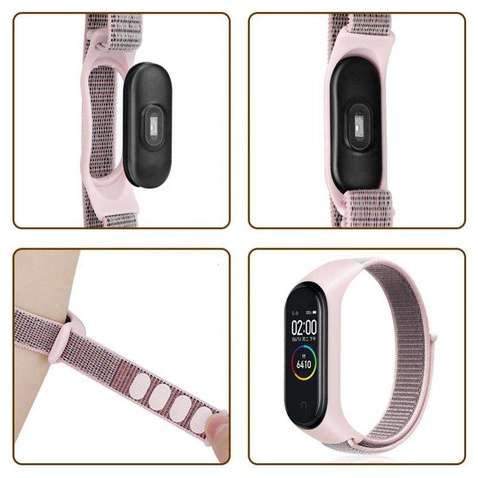 Ремінець  BeCover Nylon Style для Xiaomi Mi Smart Band 5 Girl 4шт (705624)