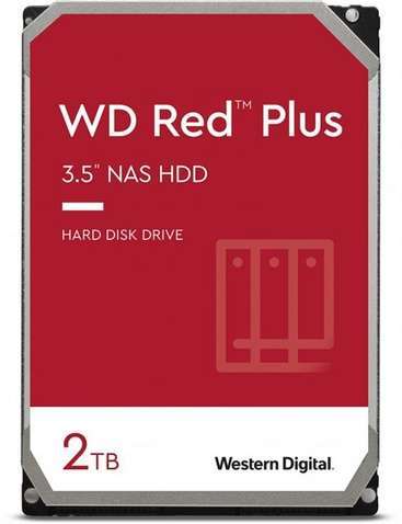 Жорсткий диск SATA 2.0TB WD Red Plus 5400rpm 128MB (WD20EFZX)