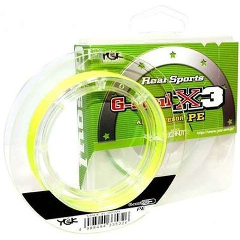 Шнур  YGK G-Soul X3 100m Yellow 0.25/0.080mm 4lb (5545.01.86)
