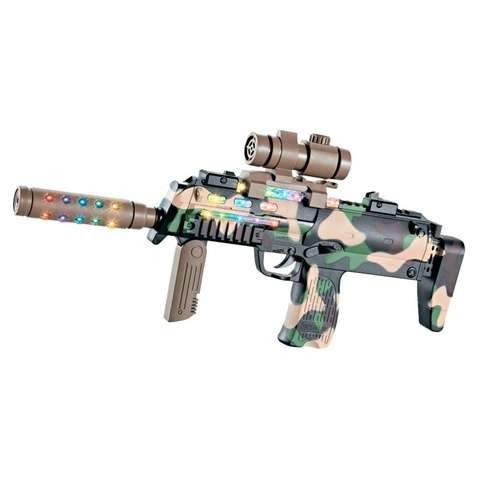 Іграшкова зброя  ZIPP Toys Автомат світлозвуковою HK MP7 в наборі з окулярами, камуфляж (810A)