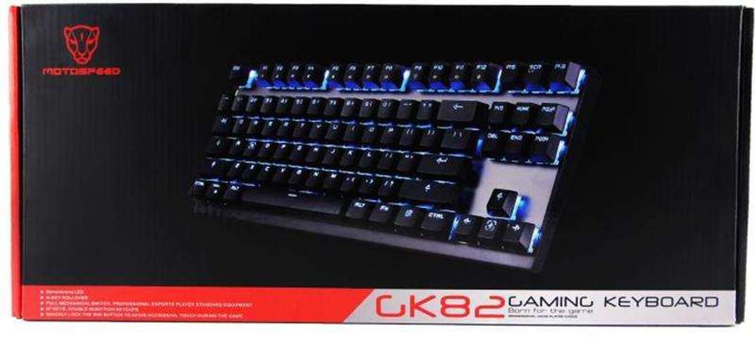Клавіатура  Motospeed GK82 Outemu Blue (mtgk82pmb) Pink USB