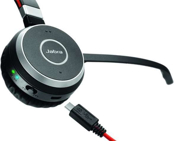Bluetooth-гарнітура  Jabra Evolve 65 MS Mono Black (6593-823-309)