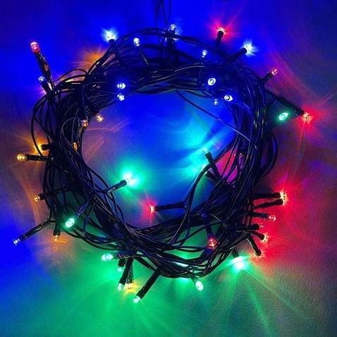 Світлодіодна гірлянда  ColorWay (CW-G-50L5VMC) 50LED, 5м, 8 функцій, кольорова, 220V