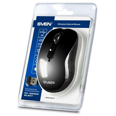 Мишка бездротова  Sven RX-560SW Black USB
