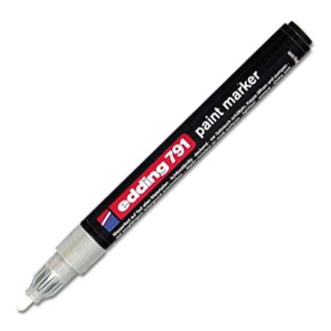 Маркер   Edding Paint e-791 1-2 мм, round tip, white (791/11)