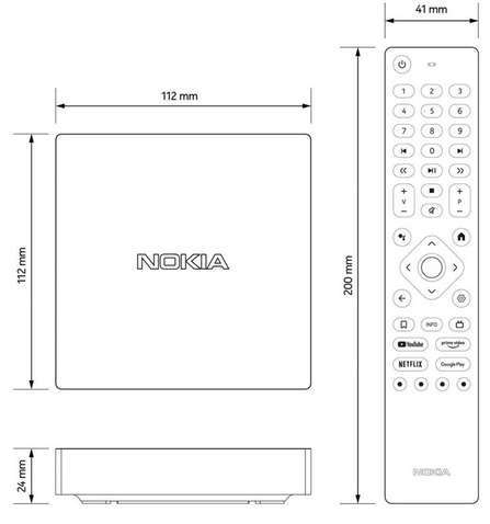 HD Медіа-плеєр  Nokia Streaming Box 8000 (8000FTA)