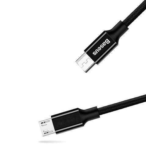 Кабель Baseus Yiven USB-microUSB, 1.5м Black (CAMYW-B01)