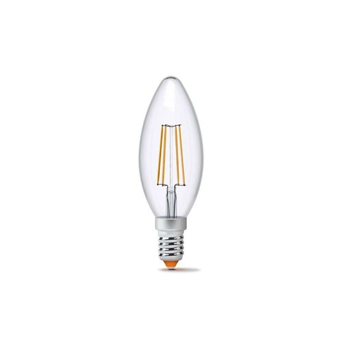 Світлодіодна лампа  TITANUM LED Filament C37FD 4W E14 4100K (VL-C37FD-04144)