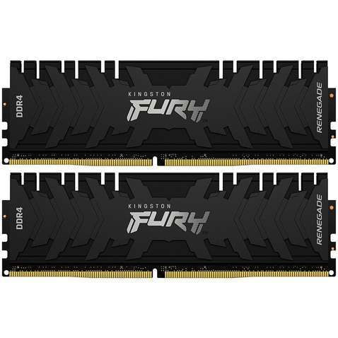 Оперативна пам'ять Kingston DRAM 32GB 4600MHz DDR4 CL19 DIMM (Kit of 2) 1Gx8 FURY Renegade Black EAN: 740617322279