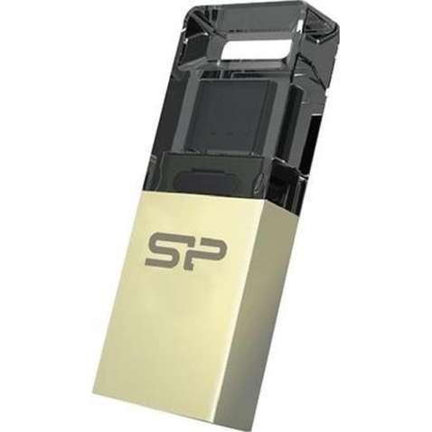 Флешка Silicon Power 32Gb Mobile X10 , OTG, Champague (SP032GBUF2X10V1C)
