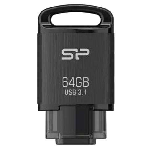Флешка Silicon Power 64GB C10 Black USB 3.1 / Type-C (SP064GBUC3C10V1K)