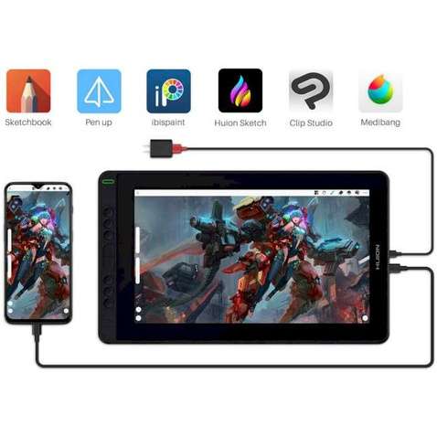Графічний монітор Huion Kamvas 13 (GS1331) + рукавичка