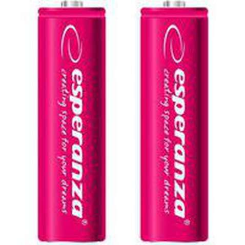 Акумулятор Ni-MH AA 2000 mAh, 2шт, червоний ESPERANZA EZA103R