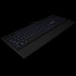 Клавіатура CANYON Stylish slim USB multimedia keyboard, LED backlight, 111 keys, Black, cable length 1.58m, 431