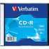 Диск CD  Verbatim 700Mb 52x 1шт Slim Case (43347-1disk)