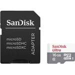 Карта пам'яті SanDisk 16GB microSD Class 10 UHS-I Ultra (SDSQUNS-016G-GN3MA)