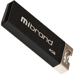 USB флеш накопичувач Mibrand 4GB Сhameleon Black USB 2.0 (MI2.0/CH4U6B)