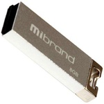 USB флеш накопичувач Mibrand 8GB Сhameleon Silver USB 2.0 (MI2.0/CH8U6S)