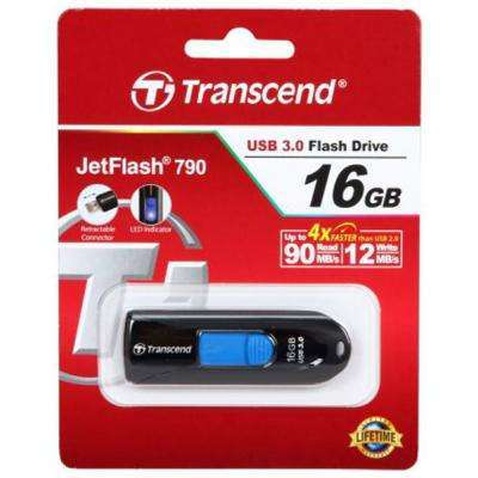 USB флеш накопичувач Transcend 16GB JetFlash 790 USB 3.0 (TS16GJF790K)