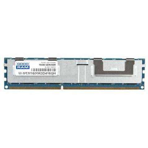 Модуль пам'яті для сервера DDR3 16GB ECC RDIMM 1600MHz 2Rx4 1.5V CL11 Goodram (W-MEM1600R3D416GG)
