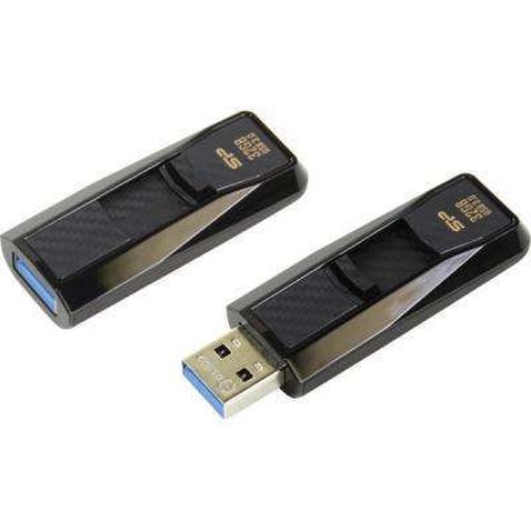 USB флеш накопичувач Silicon Power 256Gb Blaze B50 Black USB 3.0 (SP256GBUF3B50V1K)