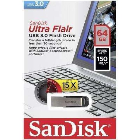 USB флеш накопичувач SanDisk 64GB Flair USB 3.0 (SDCZ73-064G-G46)