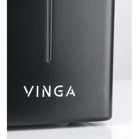 Пристрій безперебійного живлення Vinga LED 1500VA metal case (VPE-1500M)