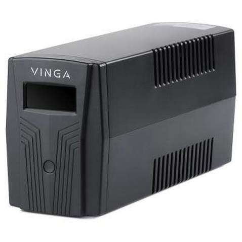 Пристрій безперебійного живлення Vinga LCD 800VA plastic case with USB (VPC-800PU)