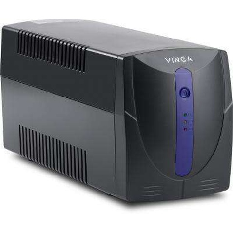 Пристрій безперебійного живлення Vinga LED 1500VA plastic case with USB (VPE-1500PU)