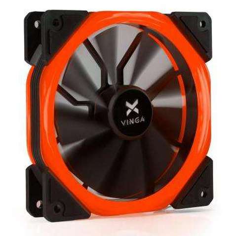 Кулер до корпусу Vinga LED fan-02 red