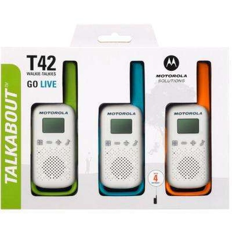 Портативна рація Motorola TALKABOUT T42 Triple Pack (B4P00811MDKMAW)