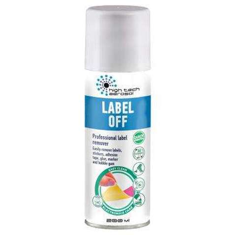 Спрей для очищення High Tech Aerosol HTA LABEL OFF 200 ml (06031)