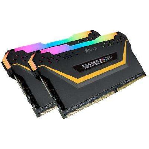 Модуль пам'яті для комп'ютера DDR4 16GB (2x8GB) 3600 MHz Vengeance RGB Pro Black Corsair (CMW16GX4M2C3600C18)