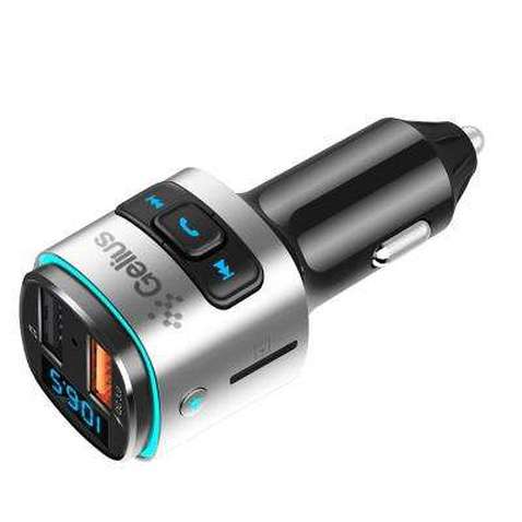 FM модулятор Gelius Pro RGB-QC GP-FMT040 Black/Silver