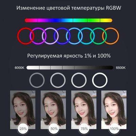 Набір блогера Puluz Ring USB LED lamp PKT3043 10" + tripod 1.1 м (PKT3043)