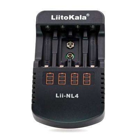 Зарядний пристрій для акумуляторів Liitokala 4 Slots, LED, Li-ion/Ni-MH/Ni-Cd/AA/ААA/AAAA/С (Lii-NL4)