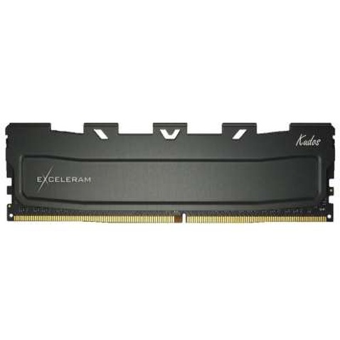 Модуль пам'яті для комп'ютера DDR4 16GB 3200 MHz Black Kudos eXceleram (EKBLACK4163222C)